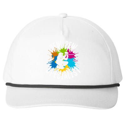 Pew Pew Specialist Shooting Paintball Gift Snapback Five-Panel Rope Hat