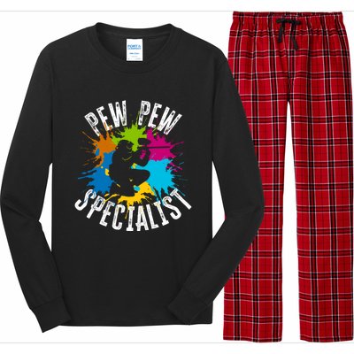 Pew Pew Specialist Shooting Paintball Gift Long Sleeve Pajama Set