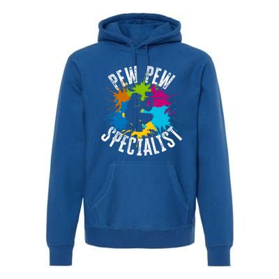 Pew Pew Specialist Shooting Paintball Gift Premium Hoodie