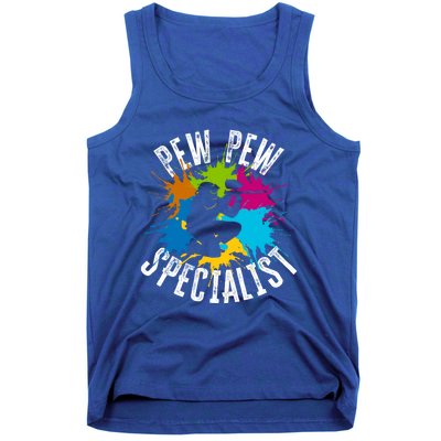 Pew Pew Specialist Shooting Paintball Gift Tank Top