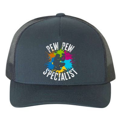 Pew Pew Specialist Shooting Paintball Gift Yupoong Adult 5-Panel Trucker Hat