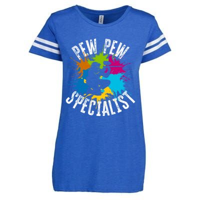 Pew Pew Specialist Shooting Paintball Gift Enza Ladies Jersey Football T-Shirt