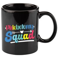 Phlebotomist Phlebotomy Squad 11oz C Handle Ceramic Mug