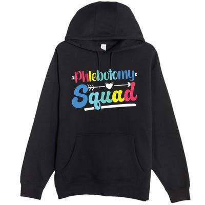 Phlebotomist Phlebotomy Squad Premium Pullover Hoodie