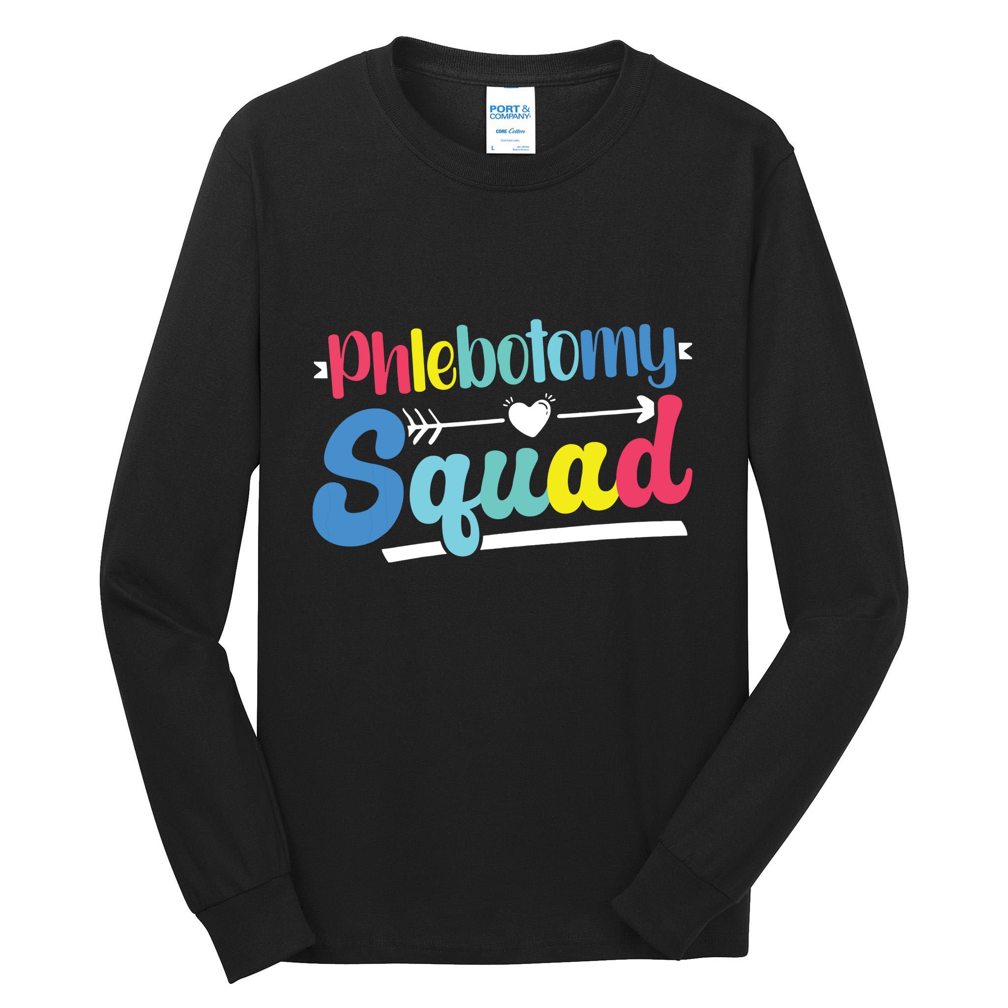 Phlebotomist Phlebotomy Squad Tall Long Sleeve T-Shirt