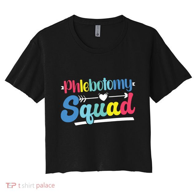 Phlebotomist Phlebotomy Squad Crop Top