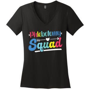 Phlebotomist Phlebotomy Squad Women's V-Neck T-Shirt