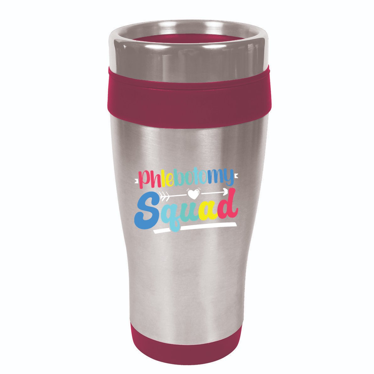 Phlebotomist Phlebotomy Squad 16oz Travel Tumbler