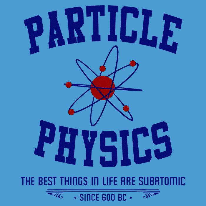 Particle Physics Science Pun Funny Physics Tie Dye Hoodie