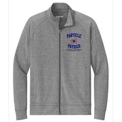 Particle Physics Science Pun Funny Physics Stretch Full-Zip Cadet Jacket