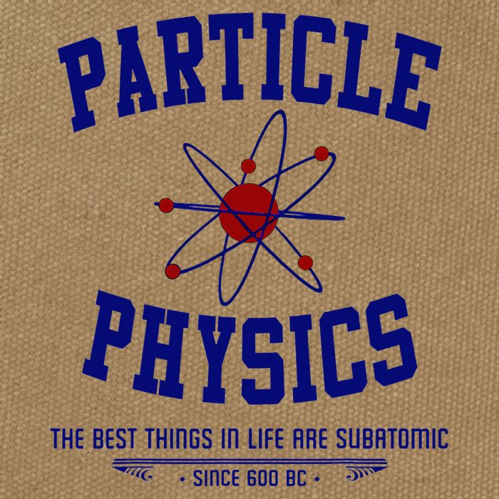 Particle Physics Science Pun Funny Physics Cotton Canvas Backpack