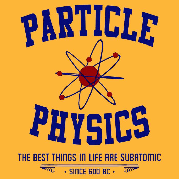 Particle Physics Science Pun Funny Physics Pom Pom 12in Knit Beanie