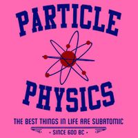 Particle Physics Science Pun Funny Physics Stripe Pom Pom Beanie
