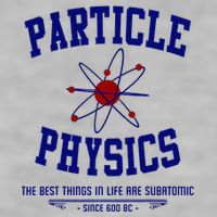 Particle Physics Science Pun Funny Physics Ladies PosiCharge Tri-Blend Wicking Tank