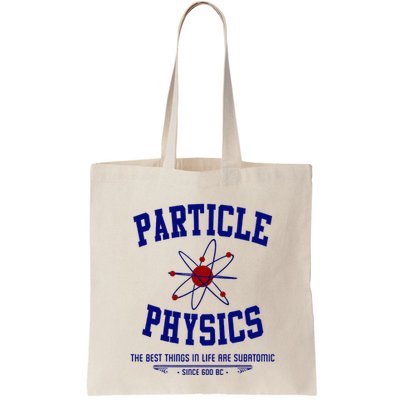 Particle Physics Science Pun Funny Physics Bag