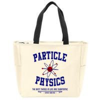 Particle Physics Science Pun Funny Physics Zip Tote Bag