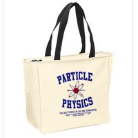 Particle Physics Science Pun Funny Physics Zip Tote Bag