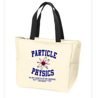 Particle Physics Science Pun Funny Physics Zip Tote Bag