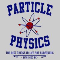 Particle Physics Science Pun Funny Physics Tie-Dye T-Shirt