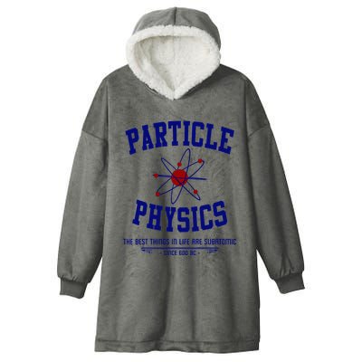 Particle Physics Science Pun Funny Physics Hooded Wearable Blanket