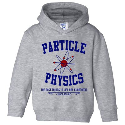 Particle Physics Science Pun Funny Physics Toddler Hoodie