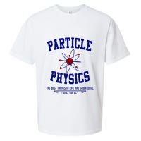 Particle Physics Science Pun Funny Physics Sueded Cloud Jersey T-Shirt