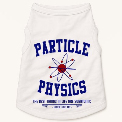 Particle Physics Science Pun Funny Physics Doggie Tank