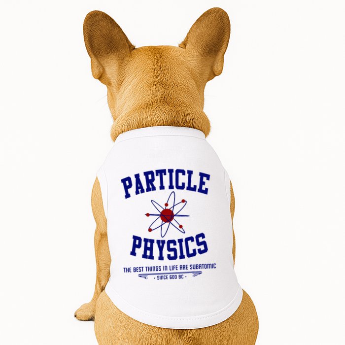 Particle Physics Science Pun Funny Physics Doggie Tank