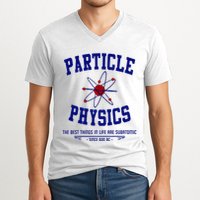 Particle Physics Science Pun Funny Physics V-Neck T-Shirt