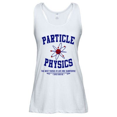 Particle Physics Science Pun Funny Physics Ladies Essential Flowy Tank