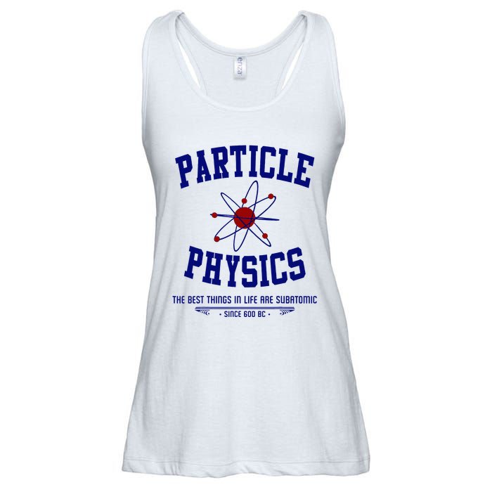 Particle Physics Science Pun Funny Physics Ladies Essential Flowy Tank
