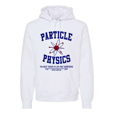 Particle Physics Science Pun Funny Physics Premium Hoodie