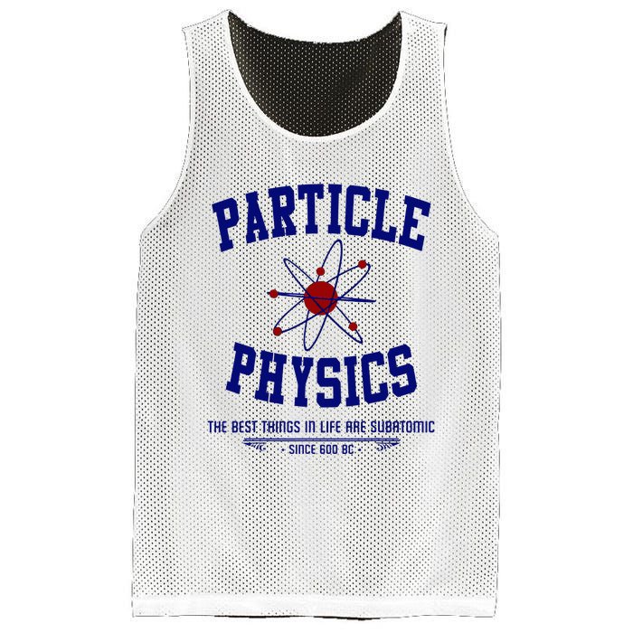 Particle Physics Science Pun Funny Physics Mesh Reversible Basketball Jersey Tank