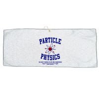 Particle Physics Science Pun Funny Physics Large Microfiber Waffle Golf Towel
