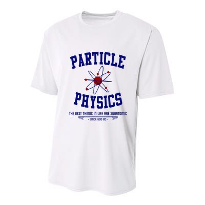 Particle Physics Science Pun Funny Physics Youth Performance Sprint T-Shirt