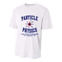 Particle Physics Science Pun Funny Physics Youth Performance Sprint T-Shirt