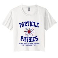 Particle Physics Science Pun Funny Physics Crop Top