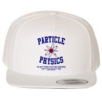 Particle Physics Science Pun Funny Physics Wool Snapback Cap