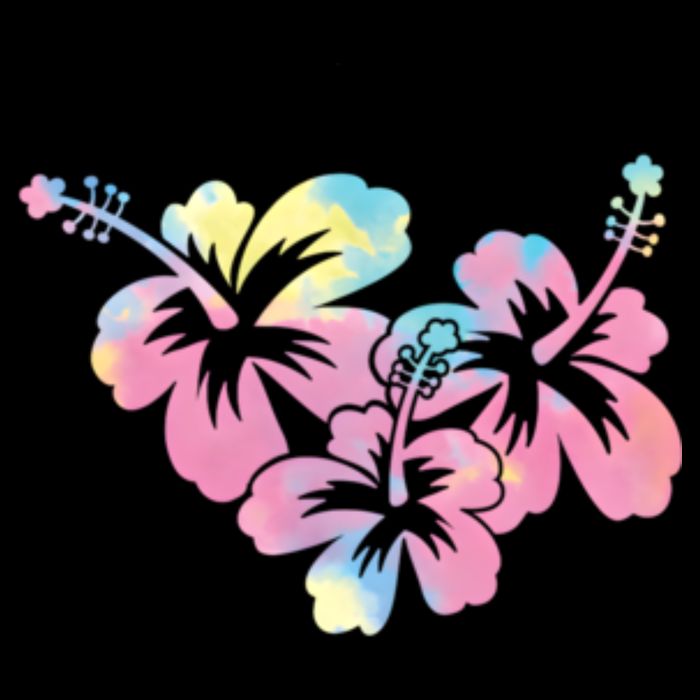 Palm Puff Summer Beach Hawaii Hibiscus Cooling Performance Crew T-Shirt