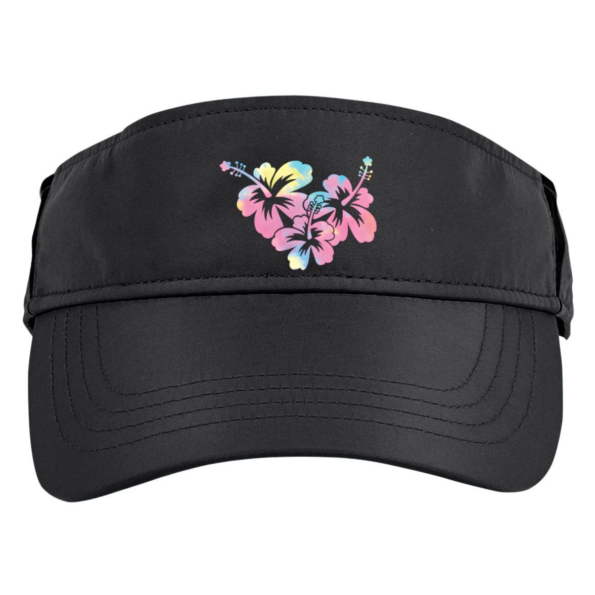 Palm Puff Summer Beach Hawaii Hibiscus Adult Drive Performance Visor