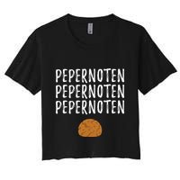 Pepernoten Pepernoot Sinterklaas Women's Crop Top Tee