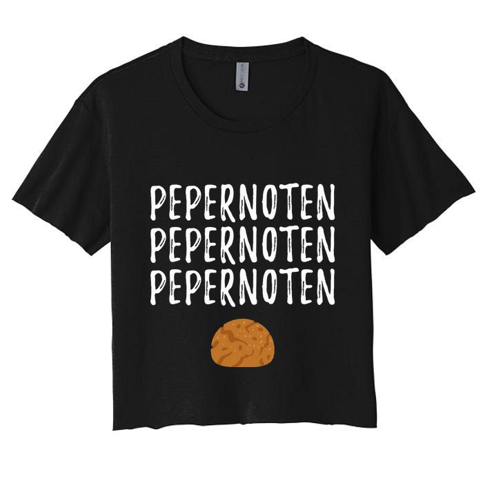 Pepernoten Pepernoot Sinterklaas Women's Crop Top Tee