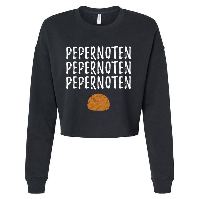 Pepernoten Pepernoot Sinterklaas Cropped Pullover Crew