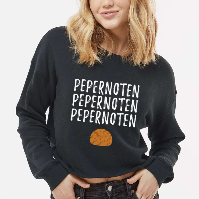 Pepernoten Pepernoot Sinterklaas Cropped Pullover Crew