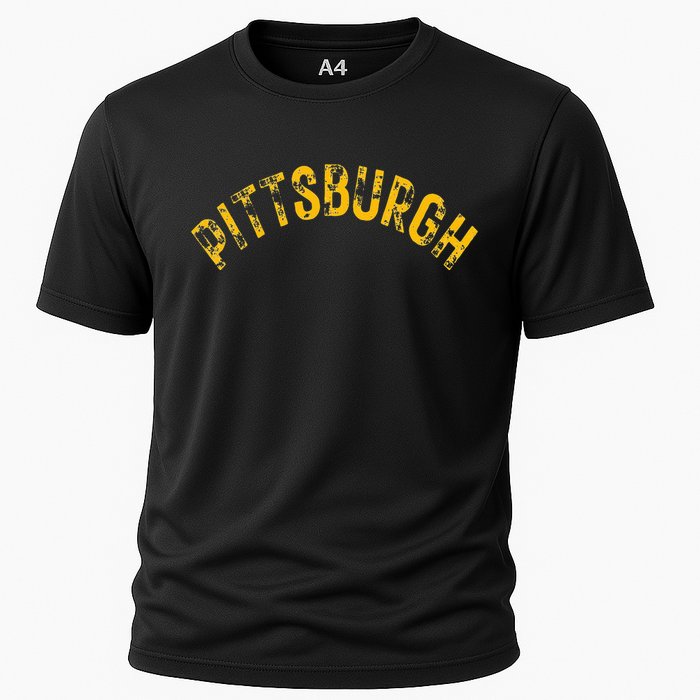 Pittsburgh Pennsylvania Sl City 412 Home Vintage Cooling Performance Crew T-Shirt