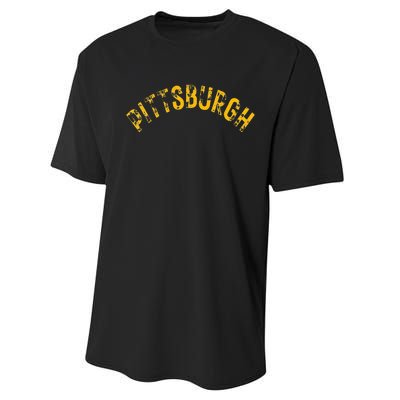 Pittsburgh Pennsylvania Sl City 412 Home Vintage Performance Sprint T-Shirt