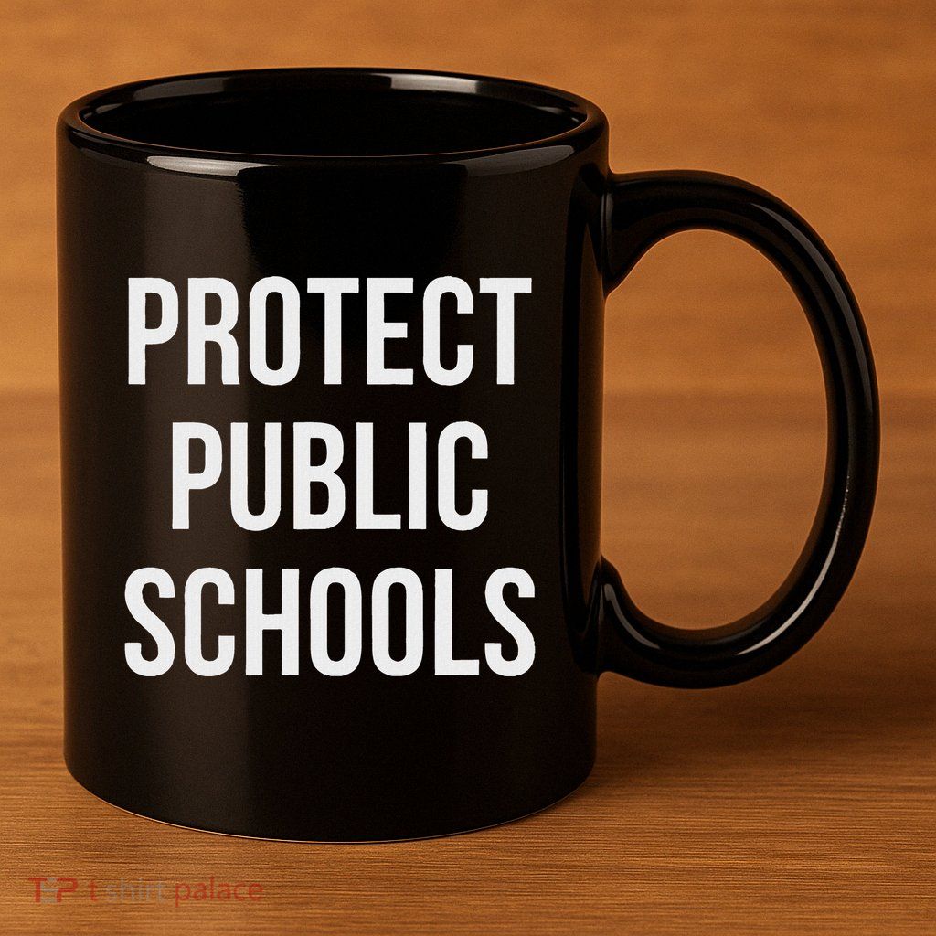 Protect Public Schools 11oz C Handle Ceramic Mug