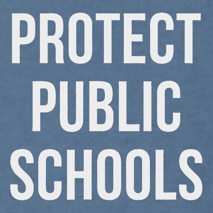 Protect Public Schools Garment-Dyed Sweatshirt