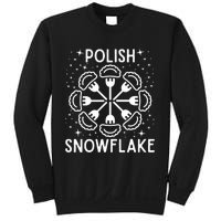 Polish Pierogi Snowflake Sweatshirt