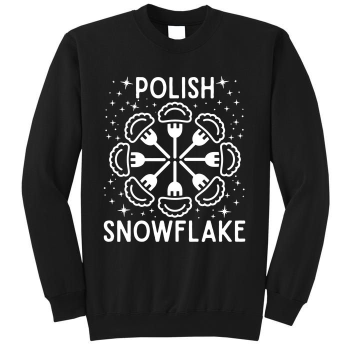 Polish Pierogi Snowflake Sweatshirt